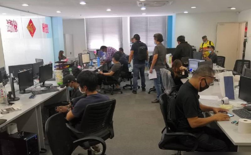 顾客遍布东南亚及中国 大马警方突击非法网赌捉9人