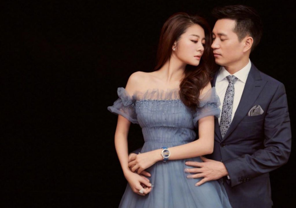 台湾女星安以轩与夫婿陈荣炼