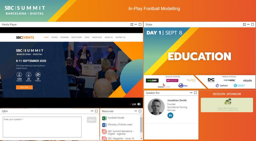 巴塞罗那SBC峰会在线虚拟形式登场