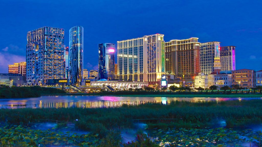 远眺澳门路氹城