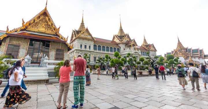 柬埔寨景点人潮稀落