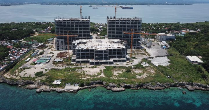 10月1日目前宿雾翡翠湾的工程现场