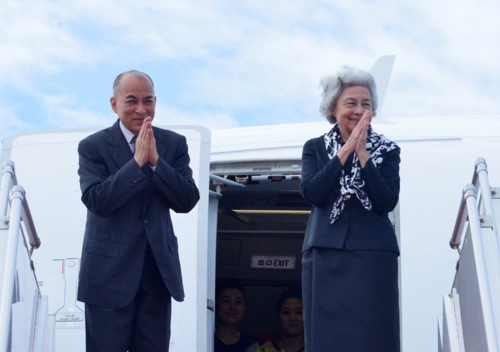 柬埔寨国王西哈莫尼6日访华体检