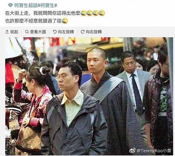 52岁何宝生近期被网民捕捉身影