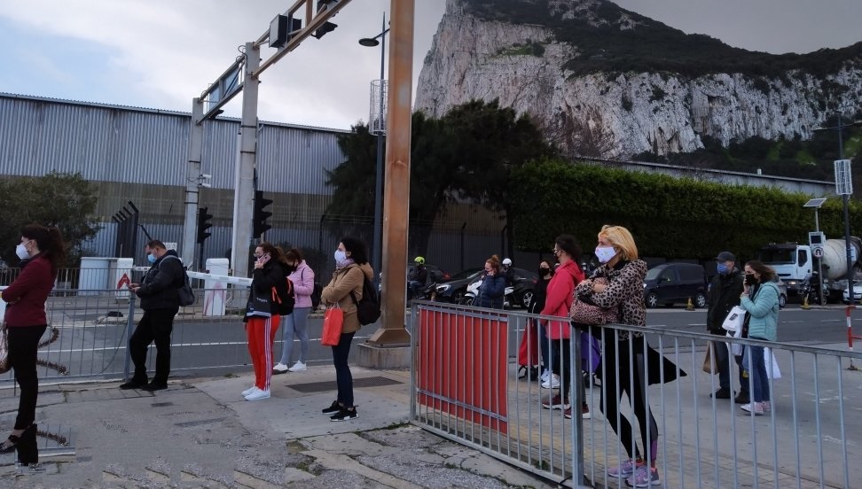 直布罗陀与西班牙边界