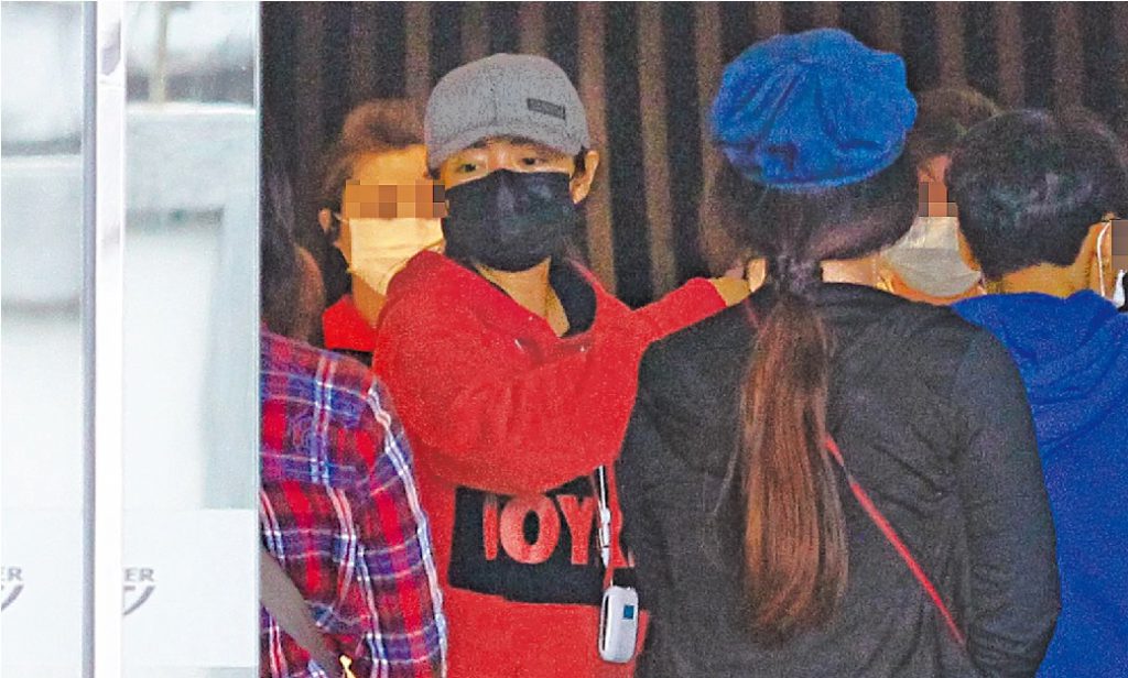 安以轩前往澳门在台北松山机场登机