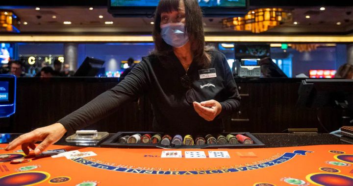 拉斯维加斯二十一点赌桌