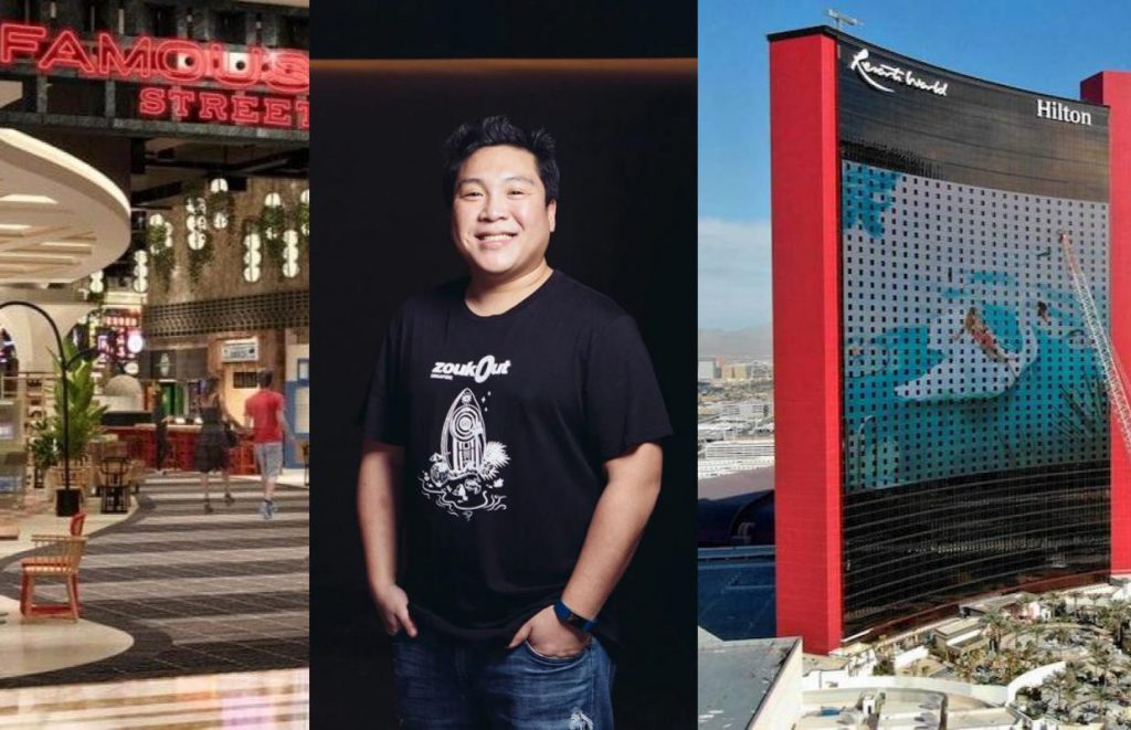 林拱辉领导的ZOUK为拉斯维加斯名胜世界打造非博彩娱乐项目