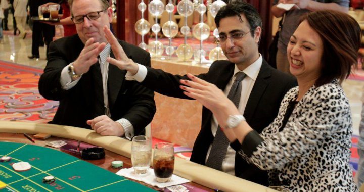 澳门永利皇宫百家乐赌桌