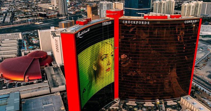 拉斯维加斯名胜世界成为显眼新地标