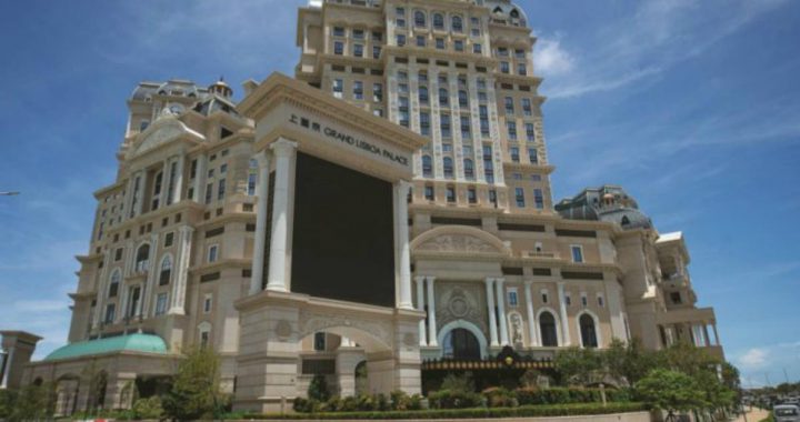 Grand Lisboa Palace is SJM's HKD 39 billion new gaming property on Cotai