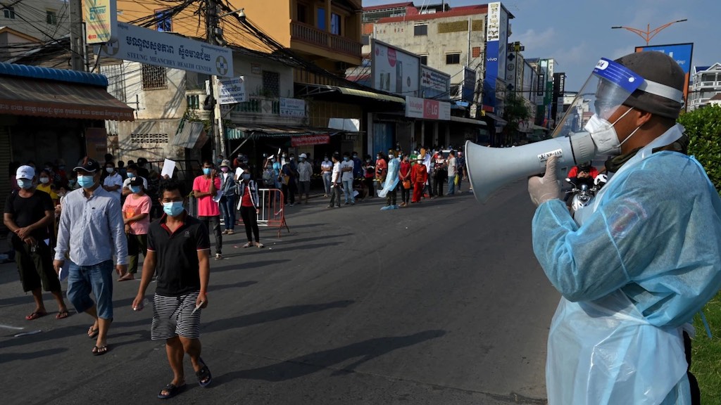 柬埔寨实行严格的防疫措施