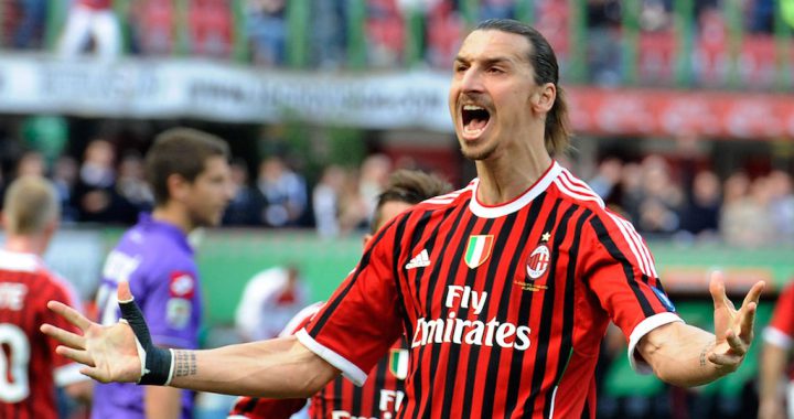 目前效力於AC米兰的瑞典足球名将伊布