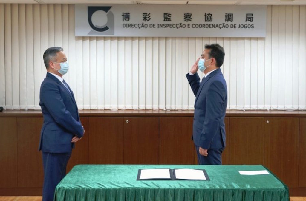 今年2月澳门博监局副局长廖志聪就任