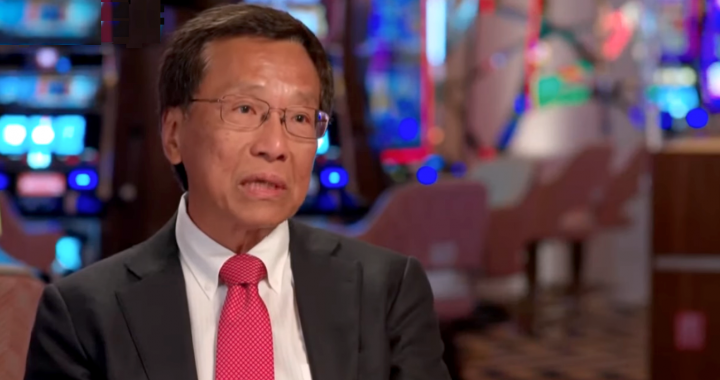 林国泰于拉斯维加斯名胜世界接受CNBC专访