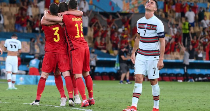 葡萄牙输给比利时C罗带著悔恨离开欧洲杯