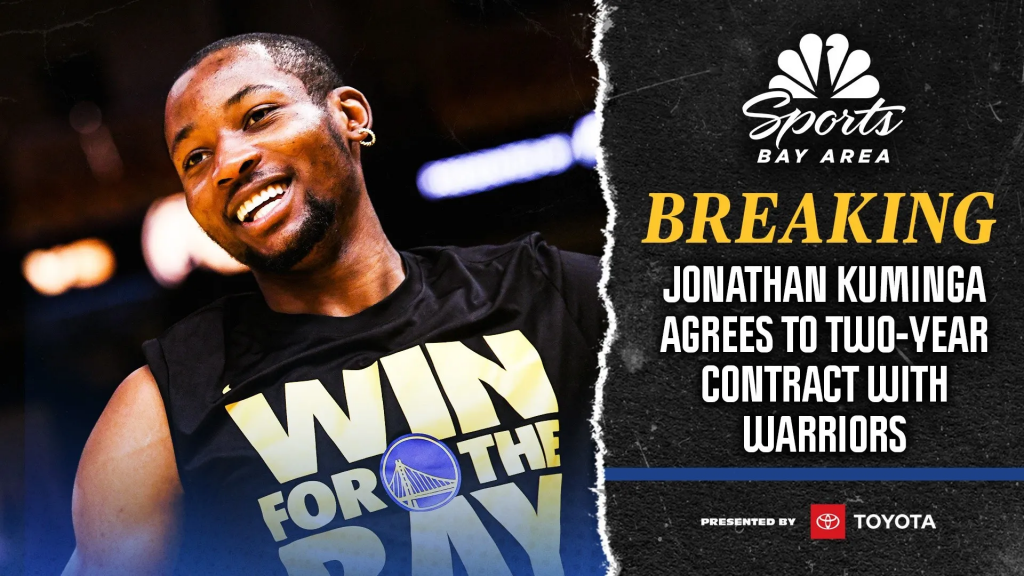 金州勇士与乔纳森·库明加达成两年4850万美元的续约，第二年为球队选项