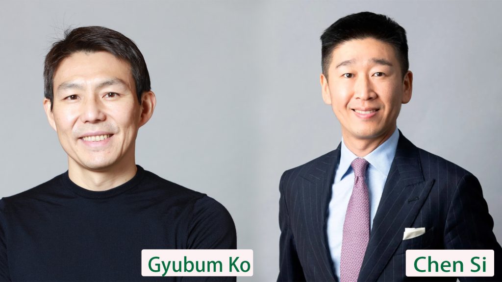 Gyubum Ko与Chen Si的人事任命合成照 新任CEO与新任COO