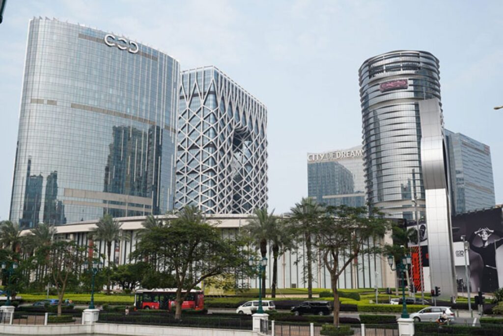 澳门新濠天地与摩珀斯大楼外观 City of Dreams 综合度假区