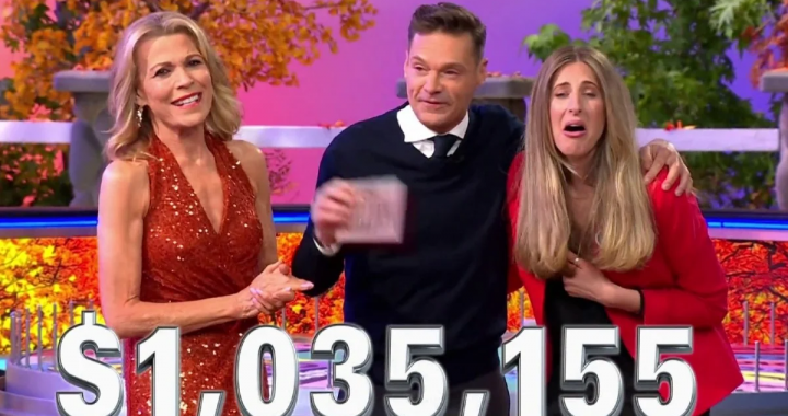 《命运之轮》选手Christina Derevjanik举起百万美元支票 创节目历史纪录