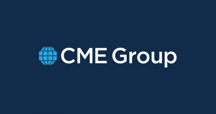 芝加哥商品交易所集团（CME Group）的标志。交易所运营商及其合作伙伴 FanDuel 将于 12 月推出一个预测市场平台，涵盖体育赛事。