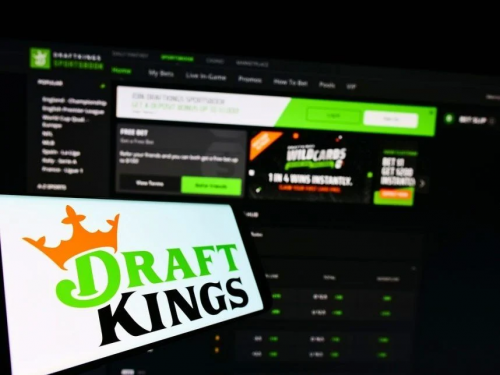 DraftKings 与 FanDuel 在美国预测市场增长预测的示意图,展示市场规模、分析师预估与行业竞争趋势。