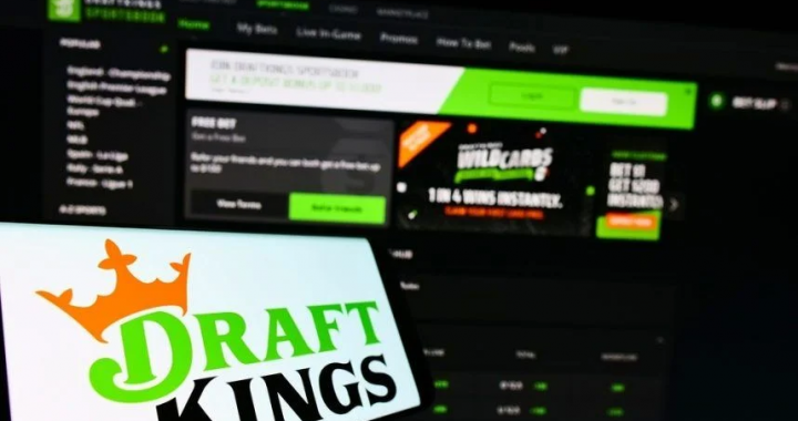DraftKings 与 FanDuel 在美国预测市场增长预测的示意图，展示市场规模、分析师预估与行业竞争趋势。
