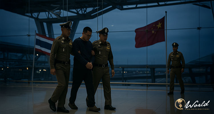 泰国法院批准将涉嫌赌博大亨佘志江引渡回中国，中国驻泰使馆与泰方代表举行新闻会。