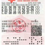 西安老彩民中双色球574万大奖彩票展示图_福彩中心_6元单式票