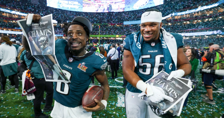 老鹰球员庆祝夺冠 BetMGM报告配图