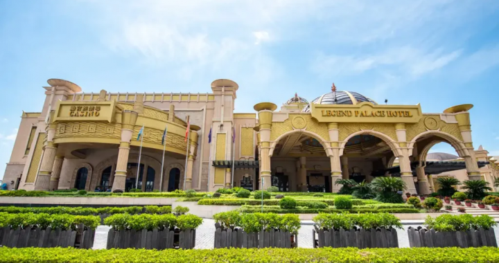 澳门传奇酒店赌场外观，迁册百慕大消息配图