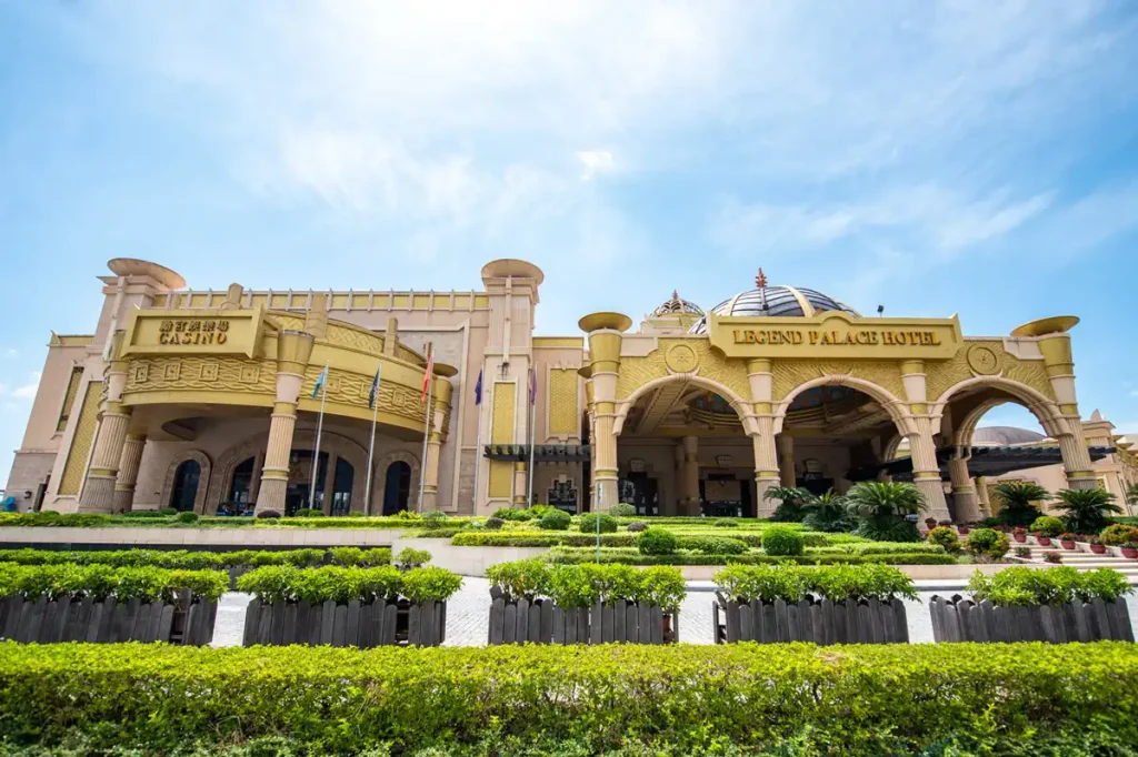 澳门传奇酒店赌场外观，迁册百慕大消息配图