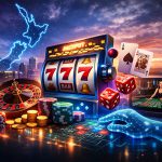 数码老虎机与筹码示意新西兰在线赌场监管