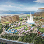 日本综合度假村规划效果图 展示未来IR项目与赌场设施布局