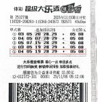 大乐透25127期30元追加票票面