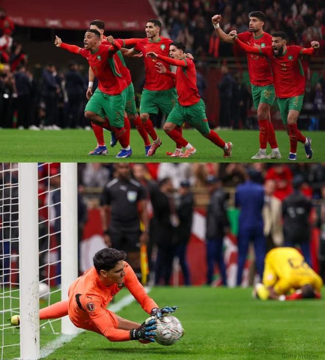 凭借门神布努的两次扑点,摩洛哥总比分4-2淘汰尼日利亚晋级非洲杯决赛