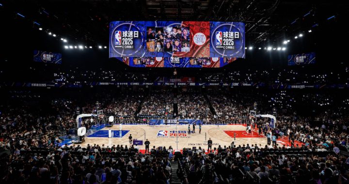 球迷日2025现场球馆全景，澳门活动氛围