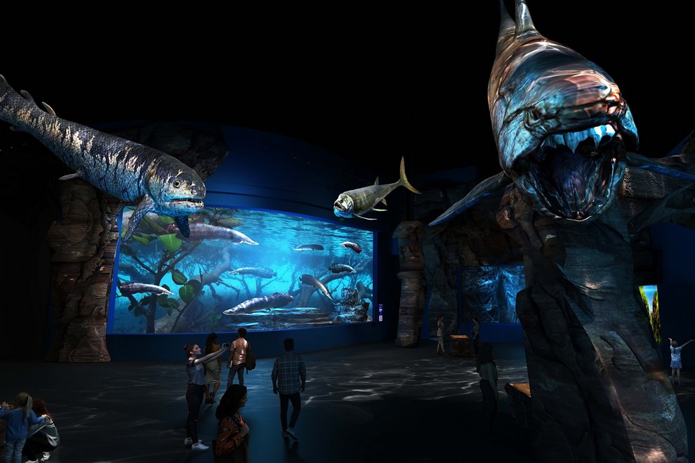 新加坡海洋馆展区效果图 非博彩体验更新