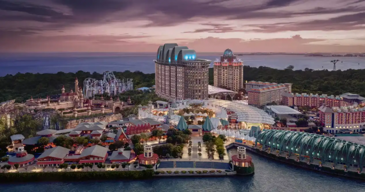 圣淘沙名胜世界航拍全景 体验目的地升级