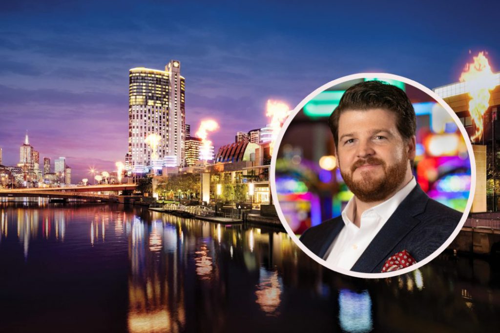 墨尔本皇冠夜景与新任首席营销官履新形象照