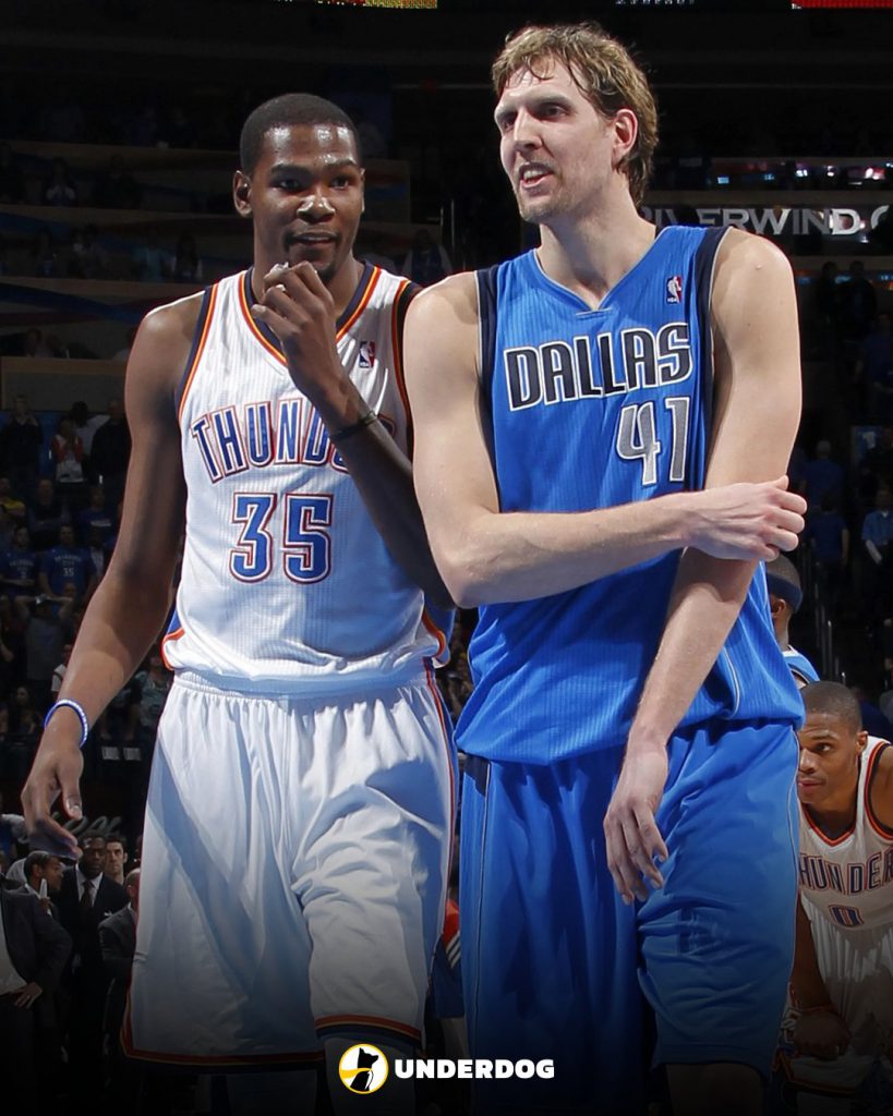 杜兰特生涯总得分超越诺维茨基