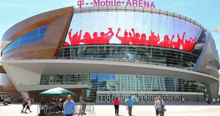 拉斯维加斯T-Mobile球馆外景 聚焦NBA扩军