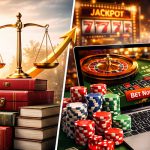 英国网络博彩监管主题合成图 展示税收与线上赌场元素