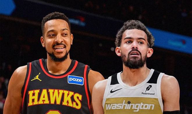 老鹰与奇才球员合成图 Breaking News交易落地