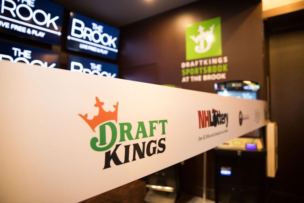 DraftKings Sportsbook实体标识展示
