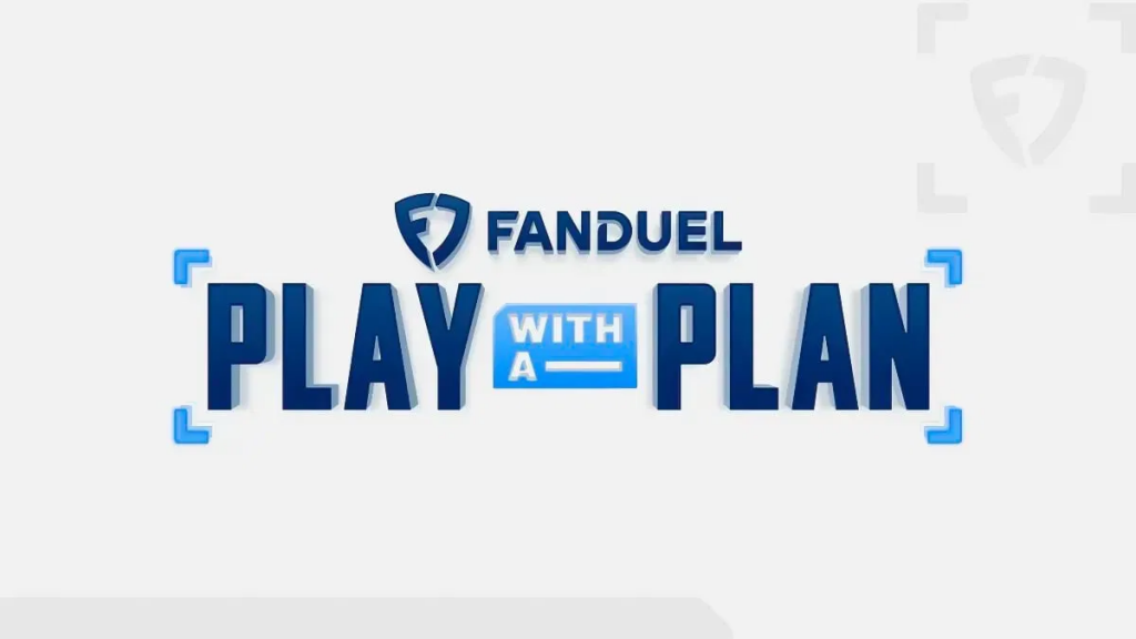 FanDuel 理性博彩活动 Play With A Plan 官方视觉标识画面