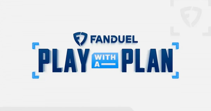 FanDuel 理性博彩活动 Play With A Plan 官方视觉标识画面