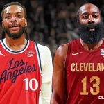 哈登骑士球衣与加兰快船球衣合成对比图