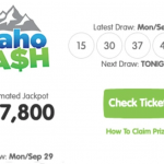 爱达荷现金彩票头奖877800美元界面