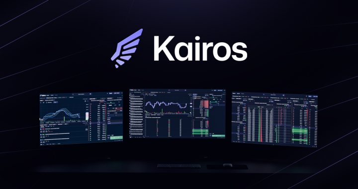 Kairos预测市场终端界面展示多屏交易数据